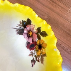 陶器 サラダボール セット 黄色花柄  おしゃれの画像