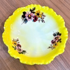 陶器 サラダボール セット 黄色花柄  おしゃれの画像