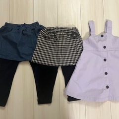 お譲り先決定　12点　90 女の子　まとめ売り　ボトムス多めの画像