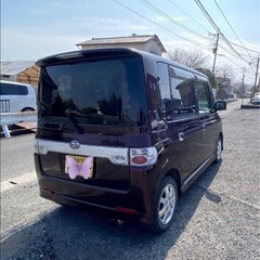☆購入者決定致しました。☆タントカスタムターボ‼️車検満タン‼️ワンセグ‼️社外マフラー👌の画像