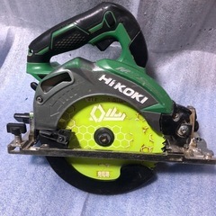 ハイコーキ 36V 165ｍｍ コードレス丸ノコ C3606DA グリーン中古品