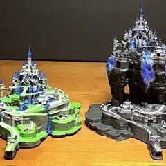 ３Dプリンター PLAプリント　ハイラル城(浮上版２分の１サイス)の画像