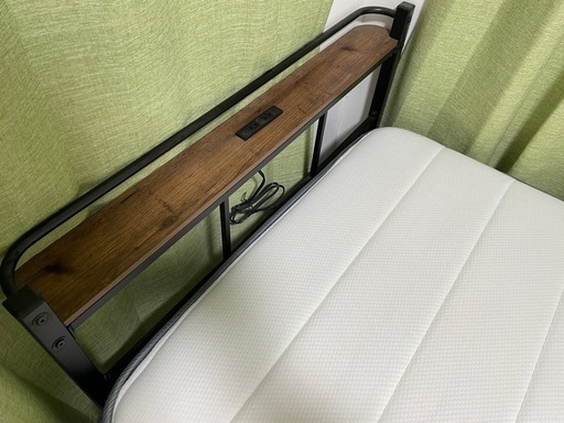 【新品同様】Nスリープ ニトリベッド +マットレスセット コンセント2口