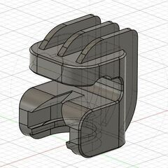 3Dプリンター PLAプリント 防犯カメラ用　吊り下げ用マウント