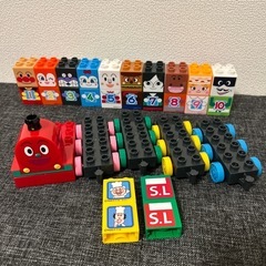 【美品✨】アンパンマン　SLマンとすうじブロックセットの画像