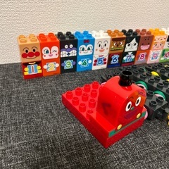 【美品✨】アンパンマン　SLマンとすうじブロックセットの画像