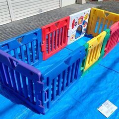 ベビー・子供用品買取販売キッズモール湘南/ミュージカルキッズランドDX/6カ月～３歳半頃/パネル８枚/ドアパネル/清掃済の画像