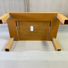 JF0085 ローテーブル　トレイ引き出し可能　木製テーブルの画像