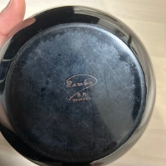 琉球漆器　ハイビスカス茶托　　の画像