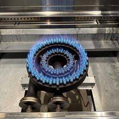 タニコー ガスコンロ TAP-TGP-60  LPガス ローレンジ 幅630×奥行き600×高さ450（800）mm スープコンロ ローコンロ　 動作確認済  厨房用品 厨房機器 業務用 コンロ 飲食店の画像