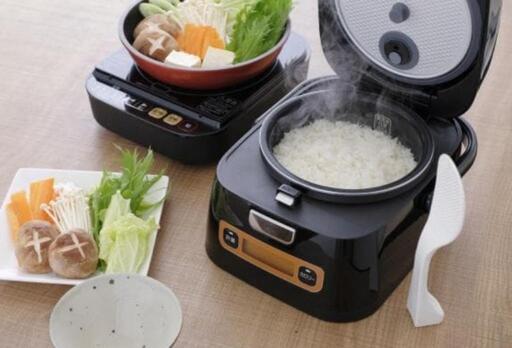アイリスオーヤマ　IH銅釜炊飯器　IH分離、カロリー計量可能