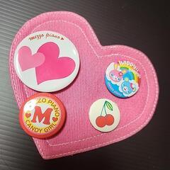 【お取引決定】未使用希少メゾピアノミミポポちゃん缶バッジ4種付き...