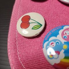 【お取引決定】未使用希少メゾピアノミミポポちゃん缶バッジ4種付き　平成レトロの画像