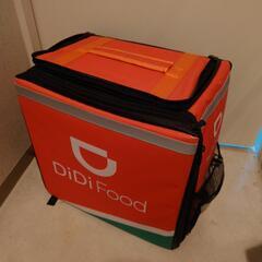 問い合わせ複数のため〆切DiDiフード配達バッグ(バックル破損)