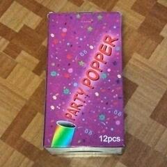 パーティークラッカー 12本パック　バラ売り可能