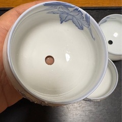 多肉植物用底穴付湯呑み5個