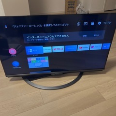 4Kテレビ　40型　AndroidTV 