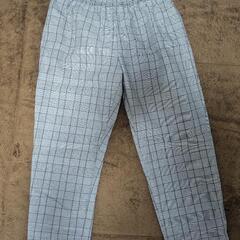 チェックパンツ