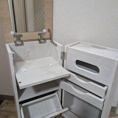 【極美品】ドレッサー　ドレッサーワゴン　ベージュ　北欧の画像