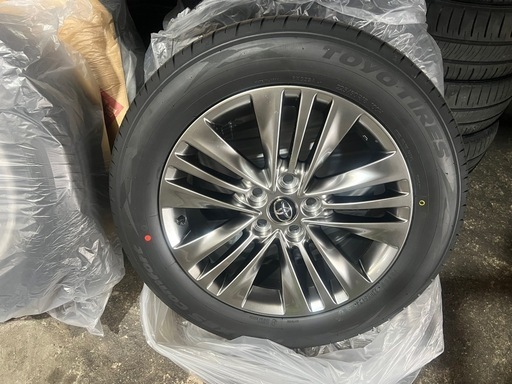 新車外し】新型40系アルファード 純正タイヤホイールセット4本 新品4本‼️