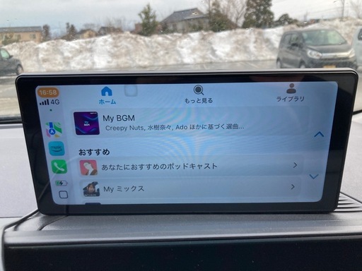 kasuvar カープレイ、Wi-Fi対応　アンドロイド搭載