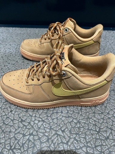【美品】エアフォース1 ブラウン 23.5