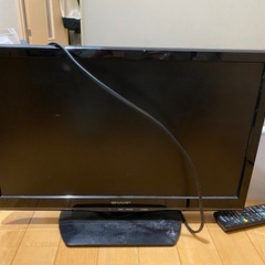 壊れた22センチテレビ