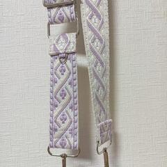 スマホショルダー　サイフ　パープルの画像