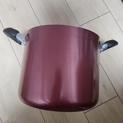 両手鍋　寸胴鍋　6.8L   22cmの画像