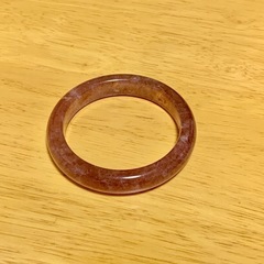 天然石？岫玉？バングルの画像