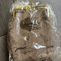 【新品未使用】filippo mambrettr ミニ ガマポーチ