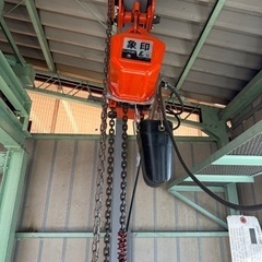 象印 Ｌ型電気トロリ式電気チェーンブロック2t F値段交渉ありの画像