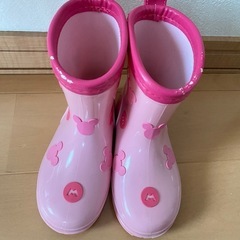 ミッキー　ピンク　長靴　レインシューズ　15の画像