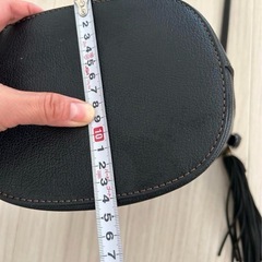 ニコアンド　バケツ型ショルダー　ブラックの画像