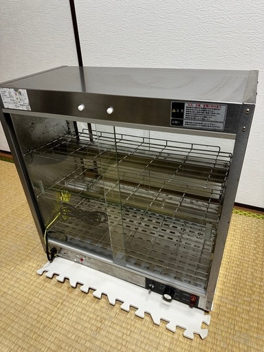 ステンレス製ガラスホットショーケースYasukichi PRO-9WSE-C