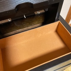 ミニドレッサー　鏡　アンティーク　化粧箱の画像