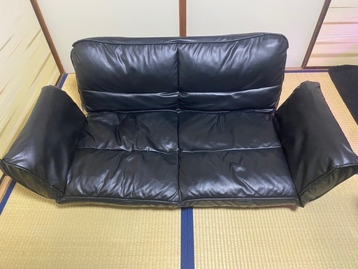レザーローソファー
