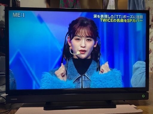 W裏録出来るトリプルチューナー搭載‼️省エネモデル‼️東芝レグザ32v31‼️純正リモコン付き‼️
