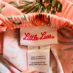 Little Lass フラワー柄 ノースリーブオールインワンの画像