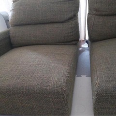 値下げ！2人掛けソファの画像