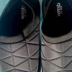 【ワークマン】靴　スリッポン　3LEEE ブラック　黒色　¥1000 かかと踏んでも履けます！の画像