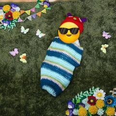 【中古】腹ペコあおむし　寝相アートの画像