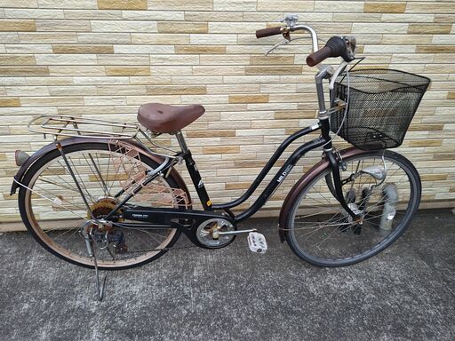 中古自転車 6段変速 26インチ LEDオートライト 軽整備済み 防犯登録対応 町田市 相模原市 MM653