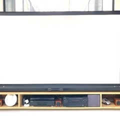 ユニソニック　立ち上げ式100インチ電動スクリーン