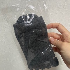 【新品】滑り止め付き5本指ソックスの画像