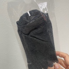 【新品】滑り止め付き5本指ソックス