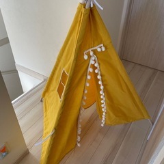 子供用　テント　イエロー