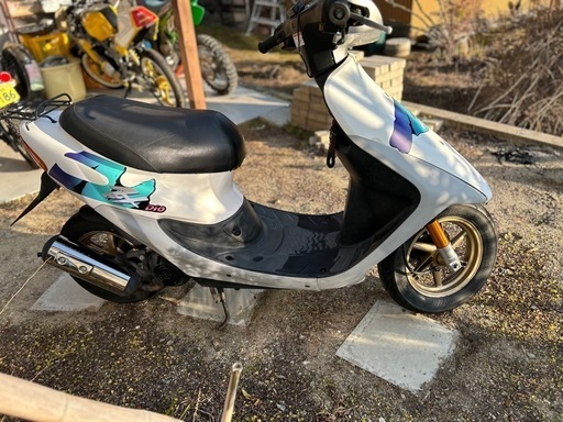 再投稿 ホンダ　ライブディオZX  規制前 タイヤ等新品　交換済 原付 車体