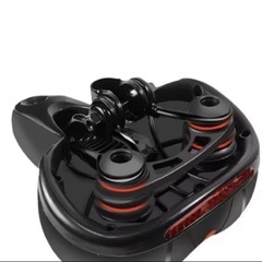 新品　自転車　中空き サドル　前立腺 黒&赤　の画像