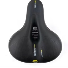 新品　自転車　中空き サドル　前立腺 黒&赤　の画像